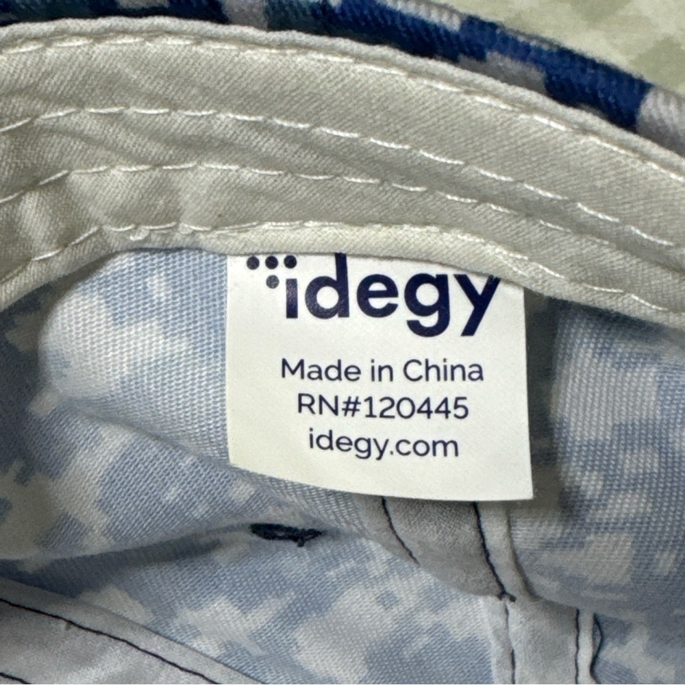 Columbus Blue Jackets NHL Blue Digital Camo Strapback Adjustable Hat SGA Rare! - Picture 5 of 6
